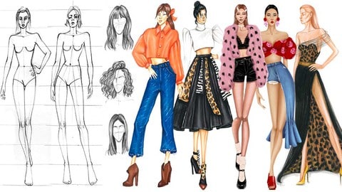 Başlangıç Seviyesinden İleri Seviyeye Moda Çizim Kursu