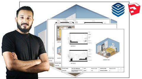 Sketchup 室内设计课程的完整布局