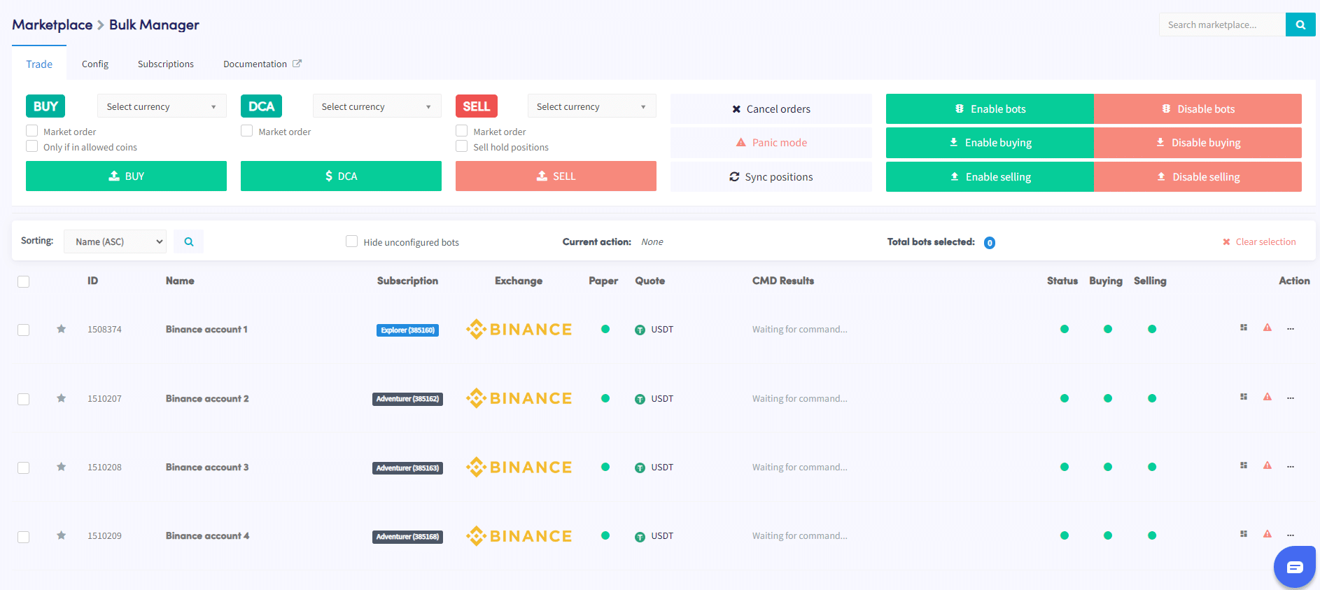 如何在 Crypto Hopper 中使用批量管理器 2 Bulk_Manager