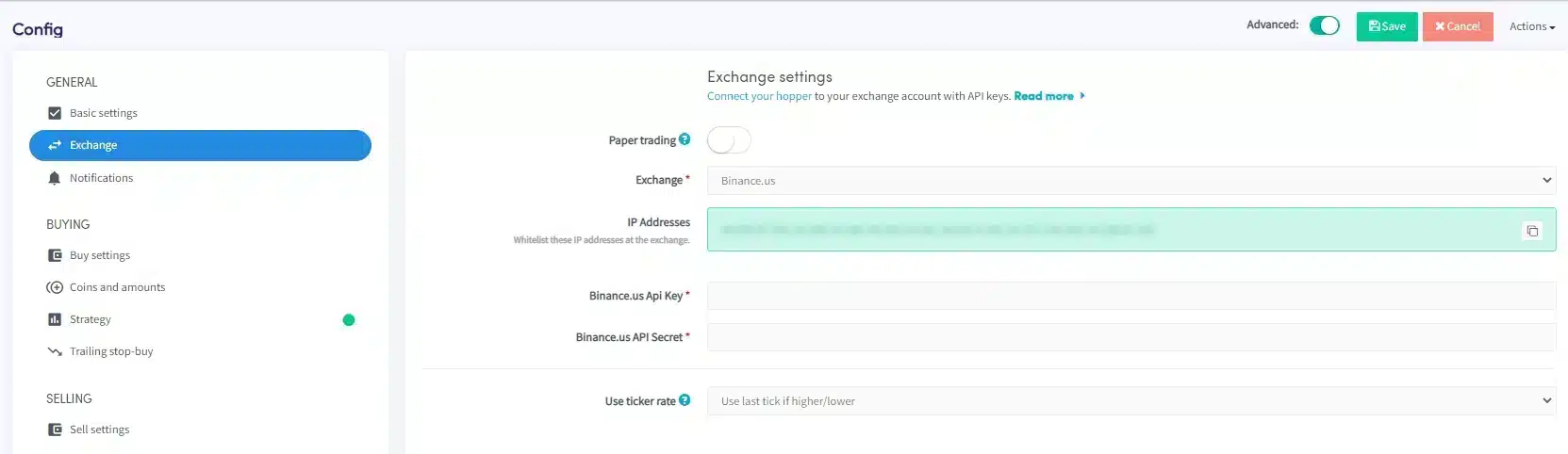 Binance US'i Crypto Hopper'a bağlama 6 Binance CZ exchange pro Otomatik otomatik ticaret bot platformu kripto kripto para birimleri Cryptohopper bitcoin ethereum