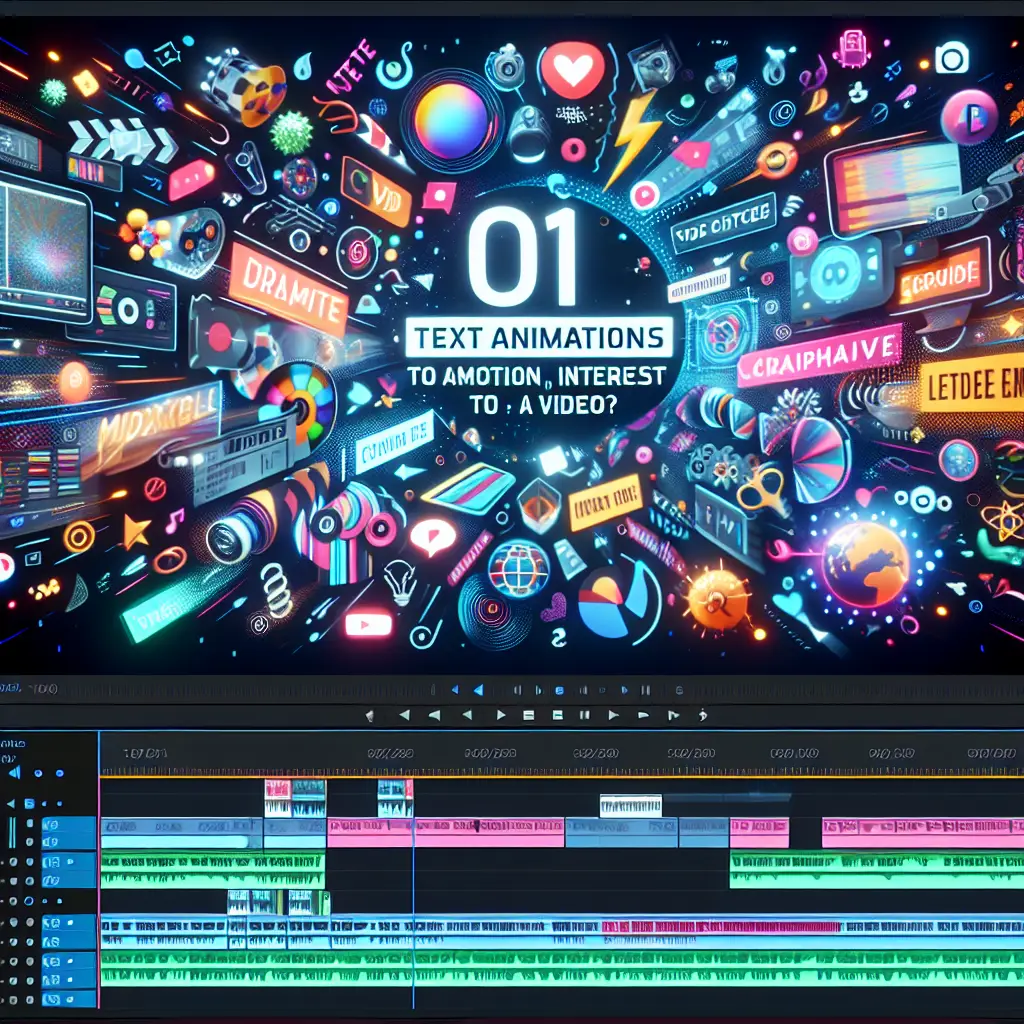 How do you use text animations to add movement and interest to a video in CapCut?