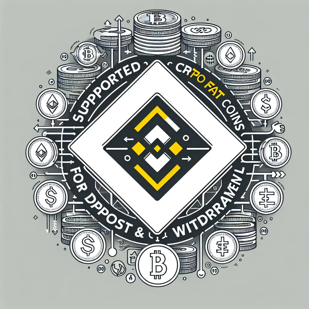 Cryptocurrencies and Fiats Supported on Binance.com for Deposits and Withdrawals