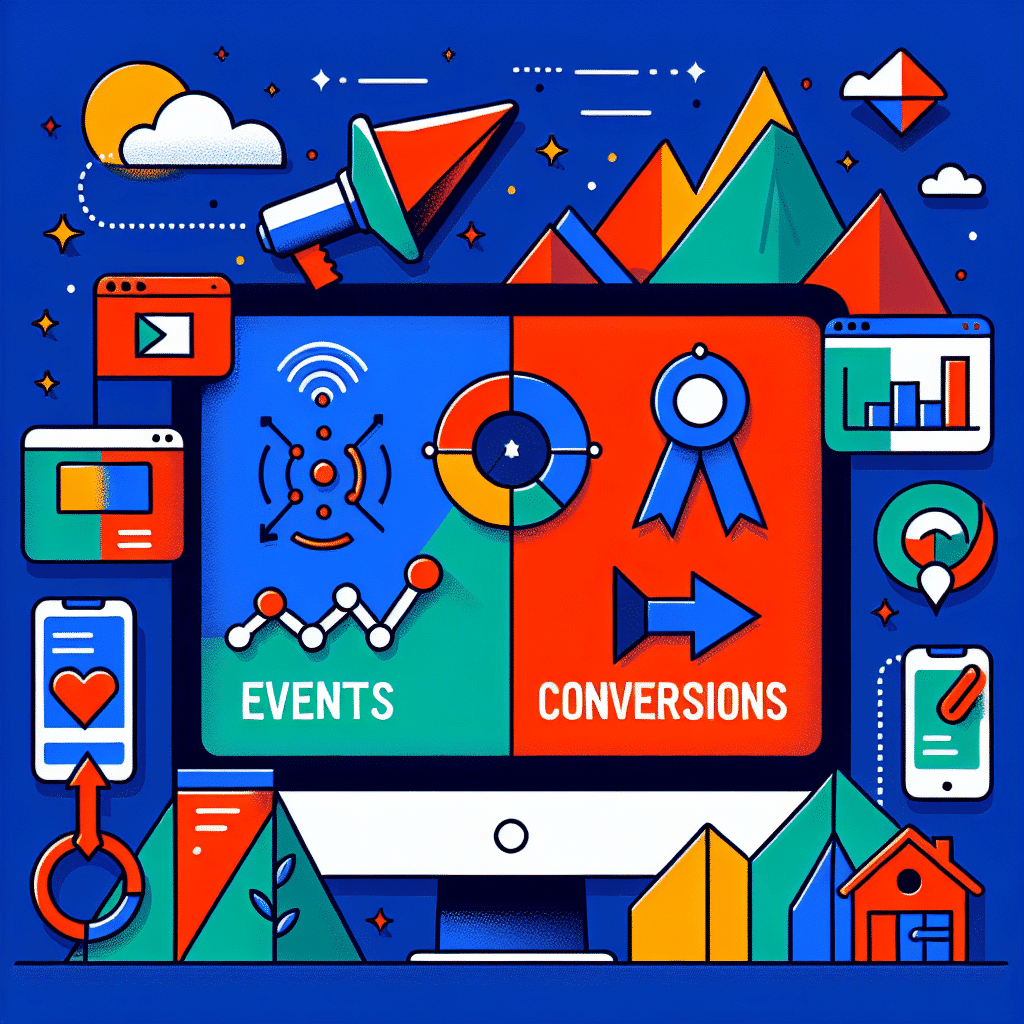 The differences between a conversion and an event in Google Analytics