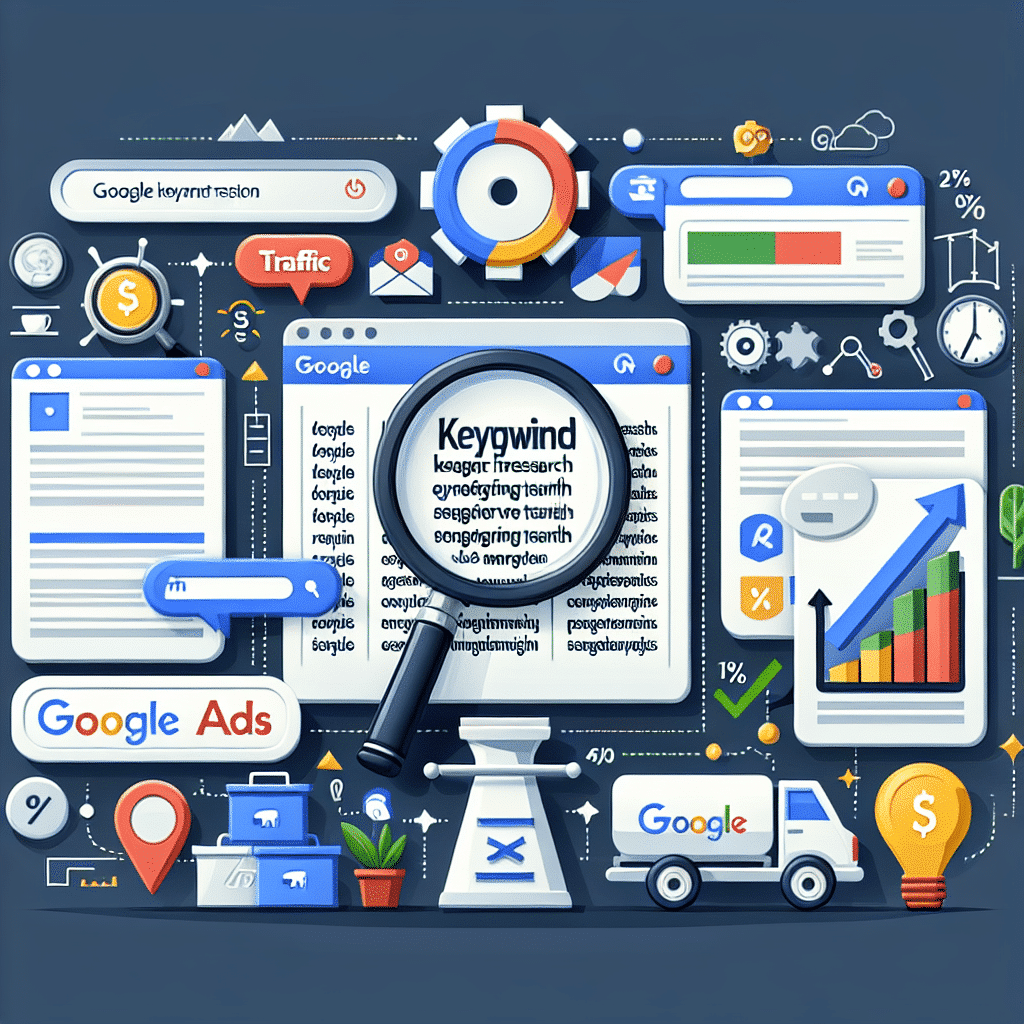 How to conduct effective keyword research for Google Ads campaigns to increase traffic and conversions