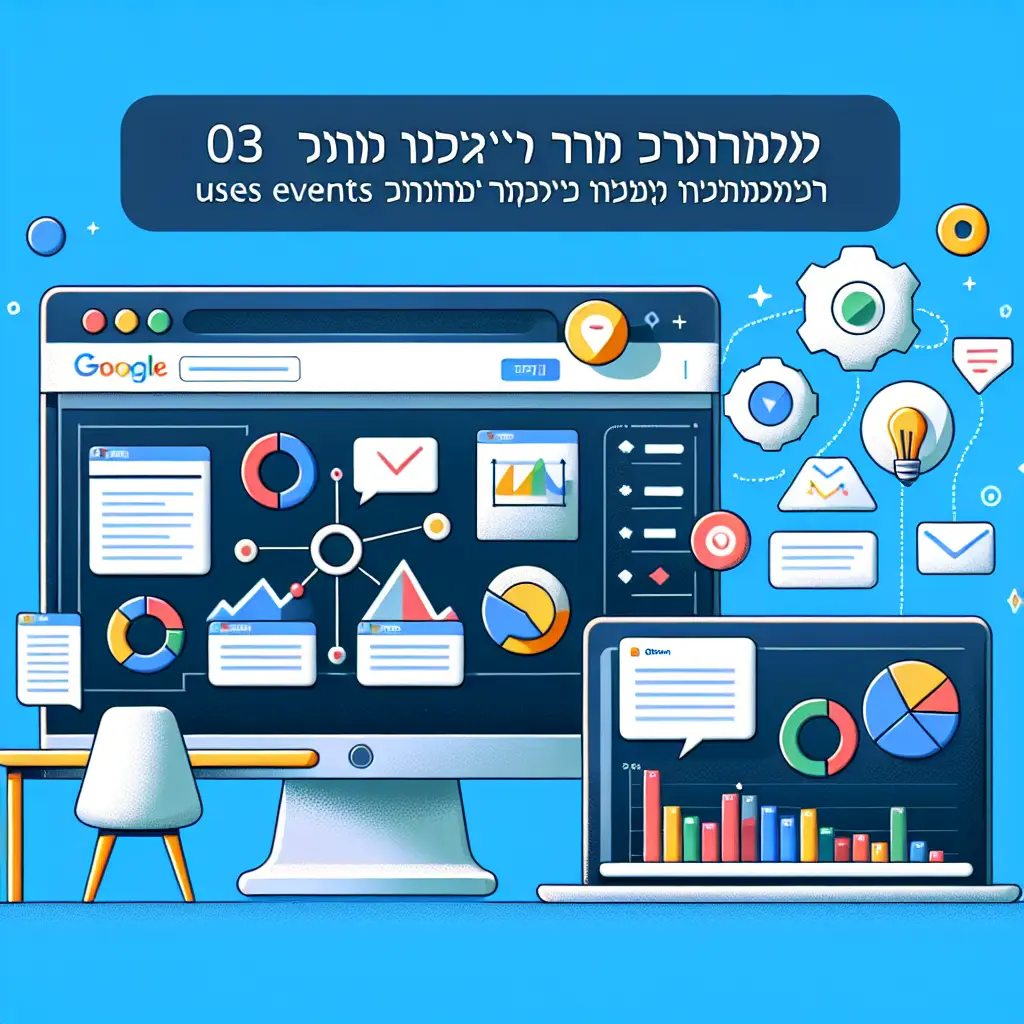 How Google Analytics uses events to measure website interactions