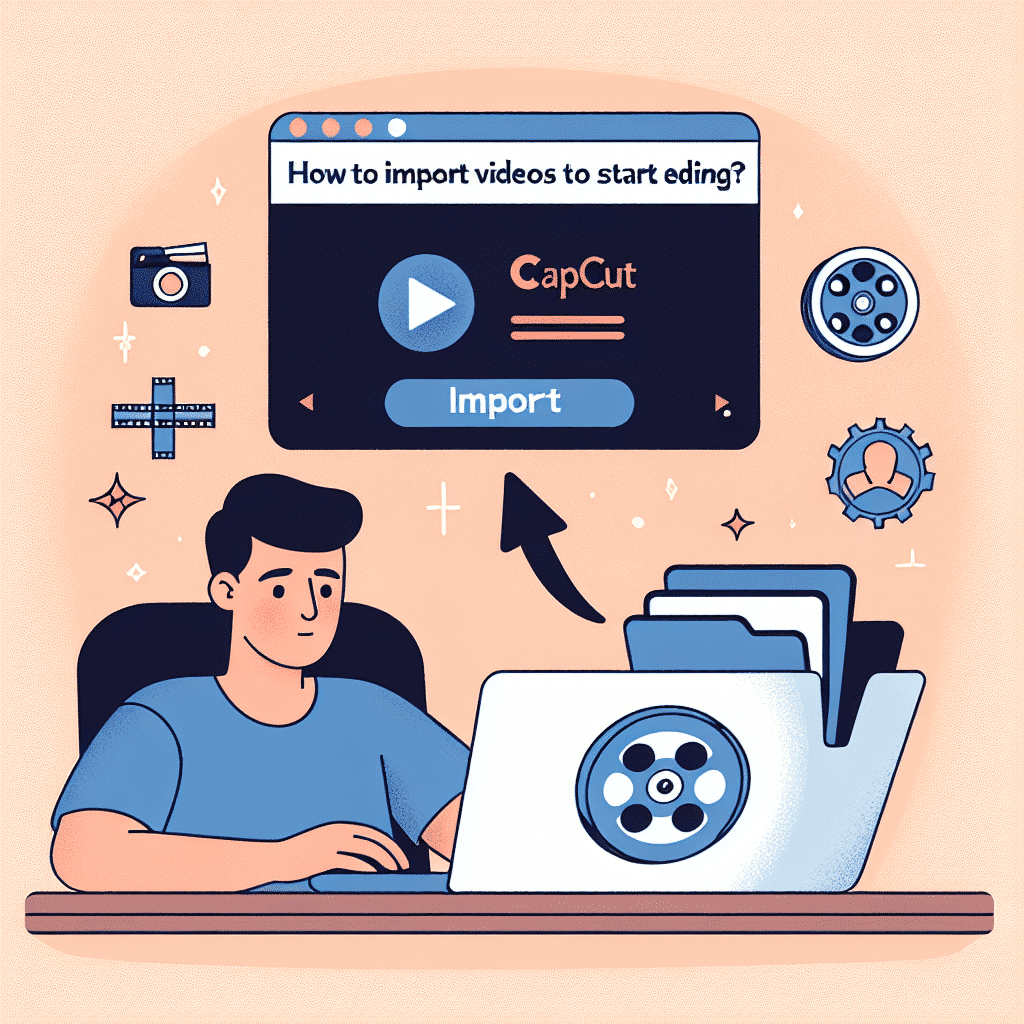 How do I import videos into CapCut to start editing?