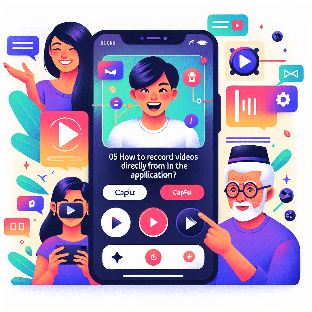 How do you shoot videos directly from the CapCut app?