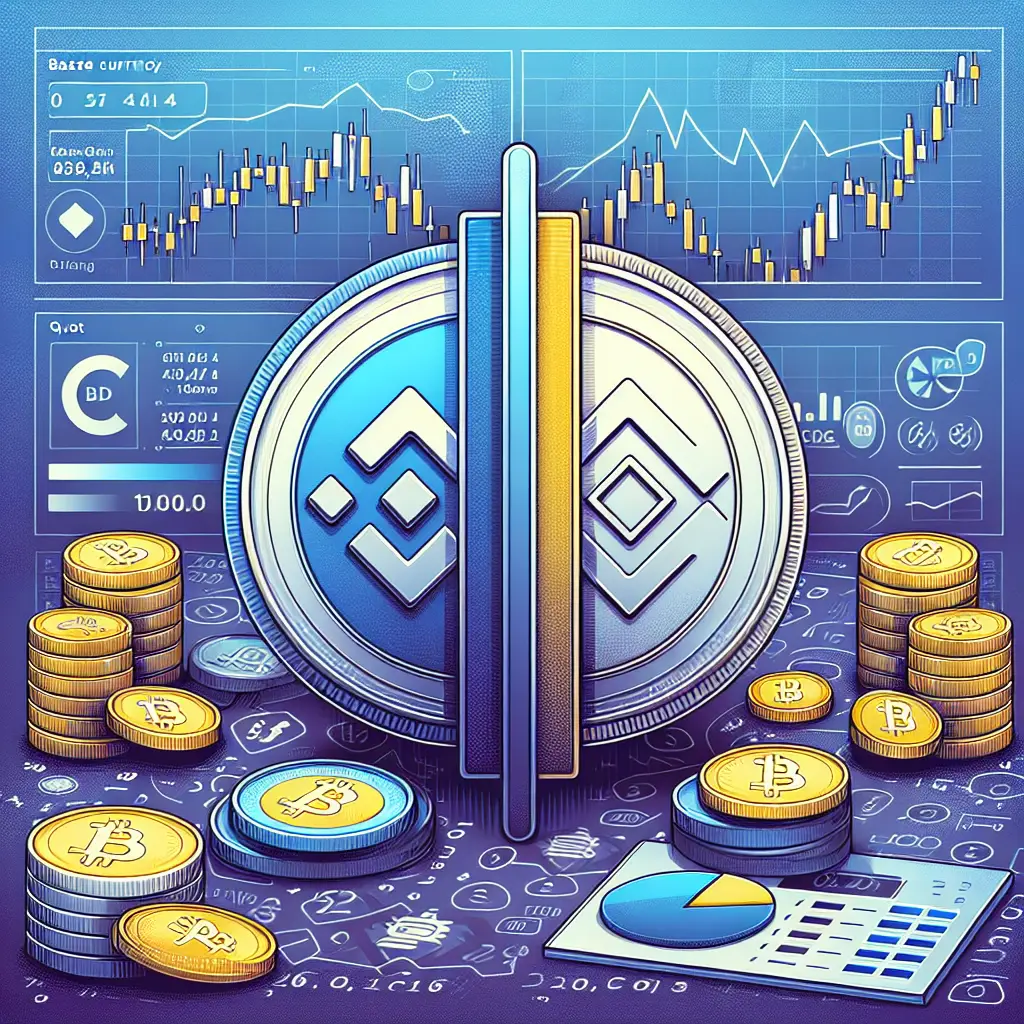 Difference between base currency and quote currency on Binance.com