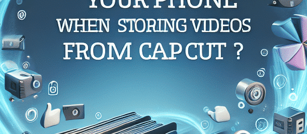 How do you save space on your phone when saving videos from CapCut?