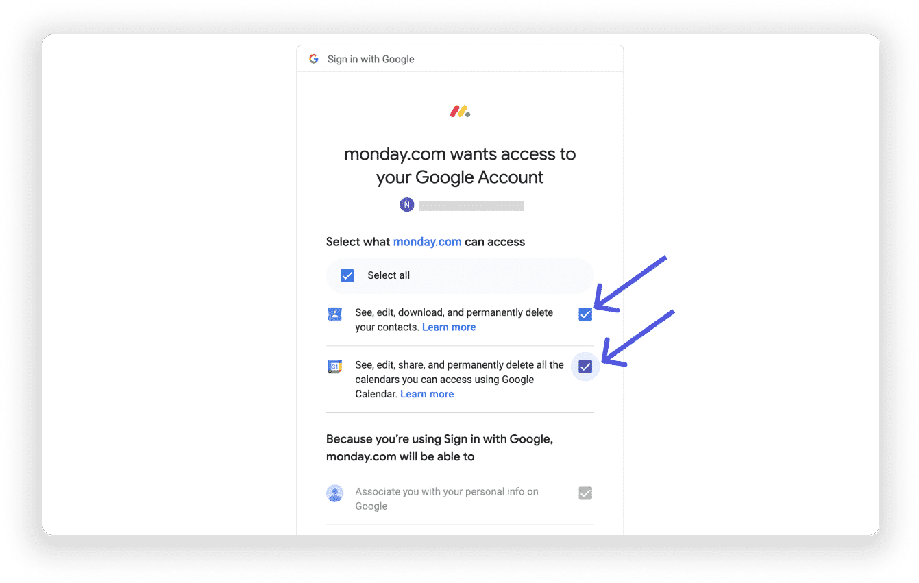 Google Takvim'i monday.com ile entegre etmeye yönelik bir kılavuz 6 Grup 1 - 2023-12-19T110717.292.png