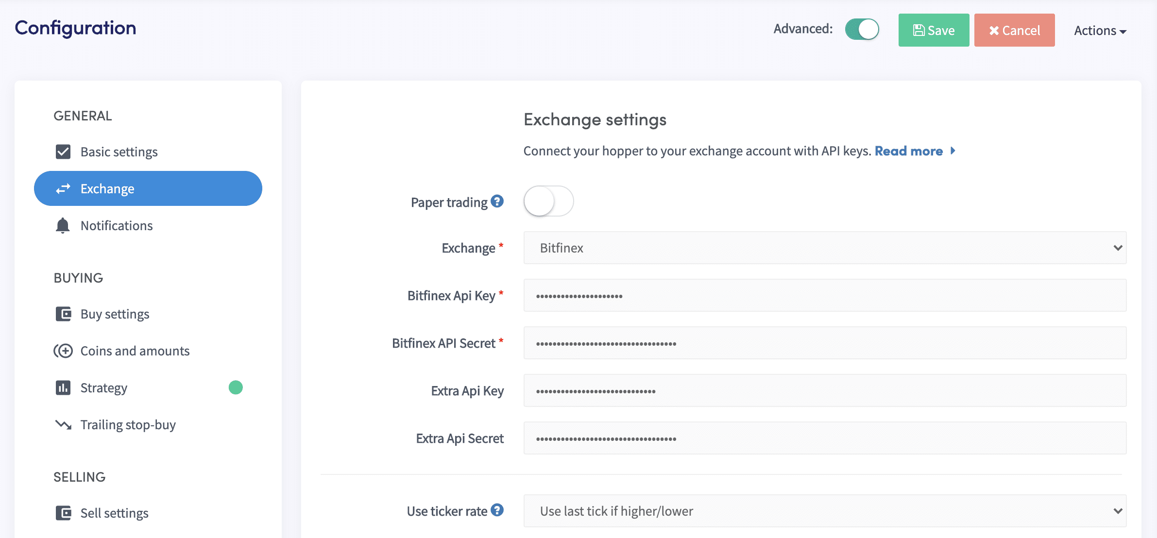 Как подключиться к Bitfinex на Crypto Hopper 6 Bitfinex Exchange Pro Автоматизированный торговый бот-платформа криптовалюты Cryptohopper bitcoin ethereum