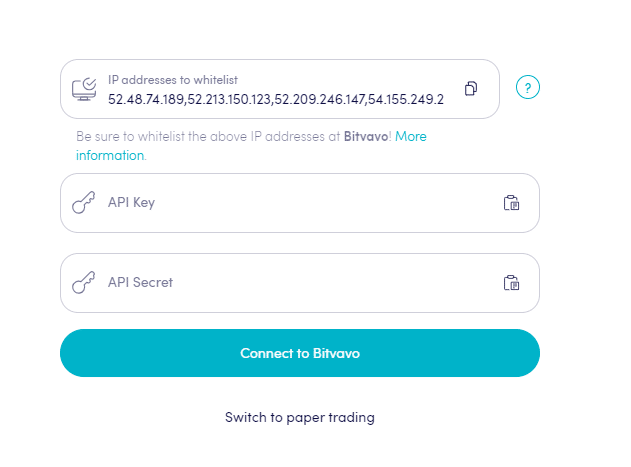 Zo koppelt u Bitvavo aan Crypto Hopper 4 Bitvavo API Key IP whitelist Cryptohopper Trading Bot