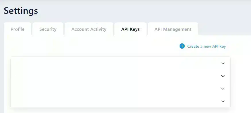قم بإنشاء API Key Crypto.com لروبوت التداول Cryptohopper
