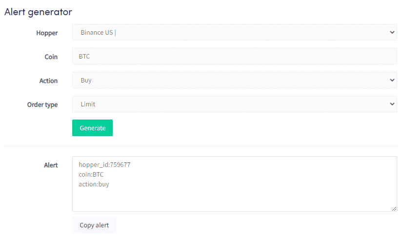 操作 TradingView 警报