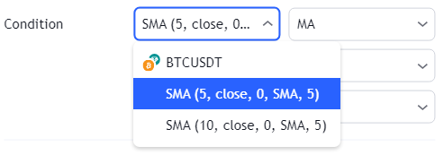 TradingView voortschrijdend gemiddelde waarschuwing