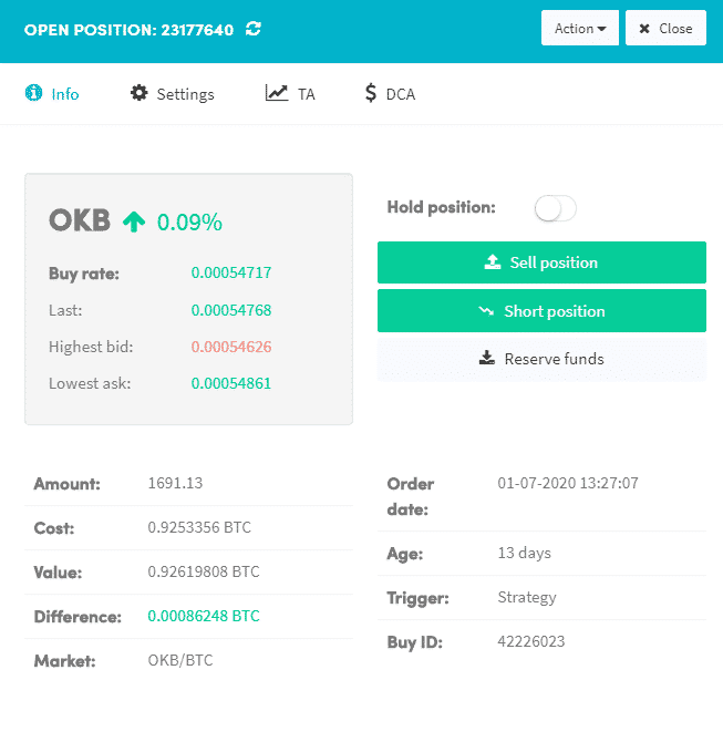 איך להגדיר את הגדרות המכירה ב-Crypto Hopper