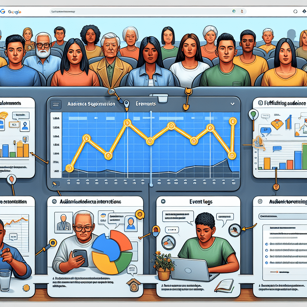 How to analyze audiences by interactions and events in Google Analytics
