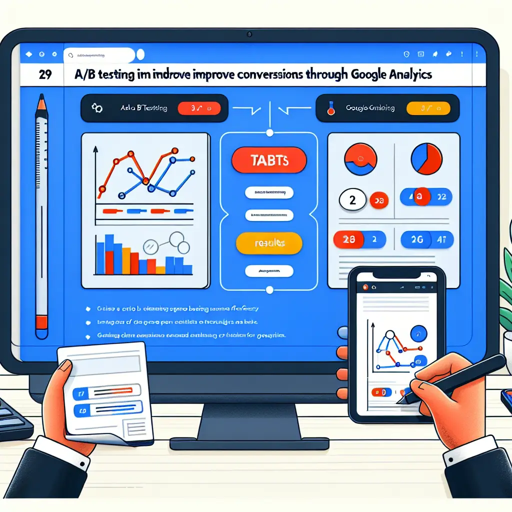 Using A/B testing to improve conversions with Google Analytics