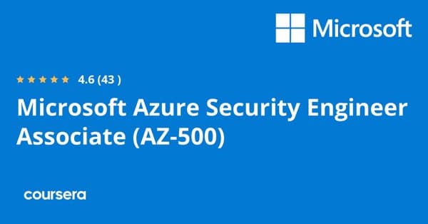 在线课程 - Microsoft Azure 安全工程师助理 (AZ-500) 认证专业证书