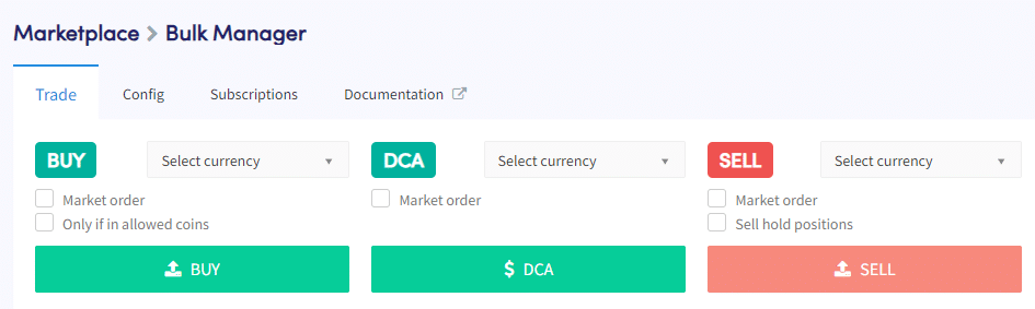 如何在 Crypto Hopper 的 Bulk Manager 中配置交易设置