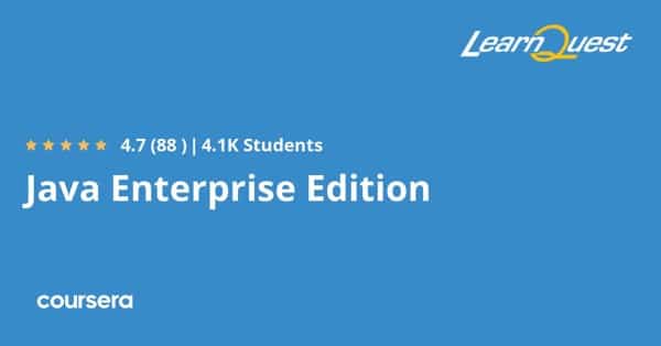 دورة عبر الإنترنت - تخصص احترافي معتمد في Java Enterprise Edition من جامعة LearnQuest