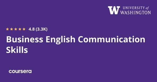 在线课程 - 华盛顿大学 Google Business Language Certified Professional Specialization