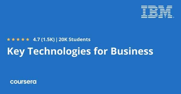دورة عبر الإنترنت - تخصص احترافي معتمد في التقنيات الأساسية لأعمال معهد IBM