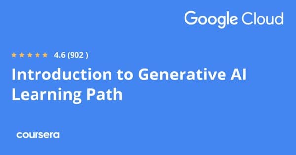دورة عبر الإنترنت - تدريب احترافي معتمد في مسار التعلم التوليدي للذكاء الاصطناعي في Google Cloud
