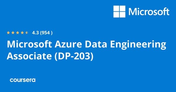 在线课程 - Microsoft Azure 数据工程助理 (DP-203) 认证专业证书