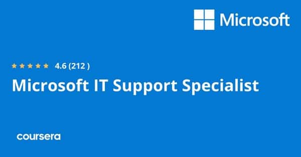 קורס אונליין - תעודה מקצועית מוסמכת בMicrosoft IT Support Specialist של Microsoft