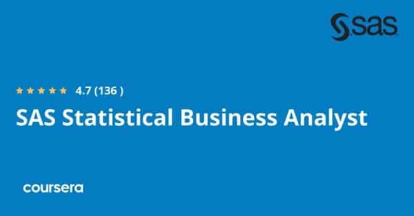 קורס אונליין - תעודה מקצועית מוסמכת בSAS Statistical Business Analyst של SAS