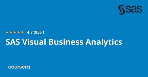 קורס אונליין - תעודה מקצועית מוסמכת ב-SAS Visual Business Analytics של SAS